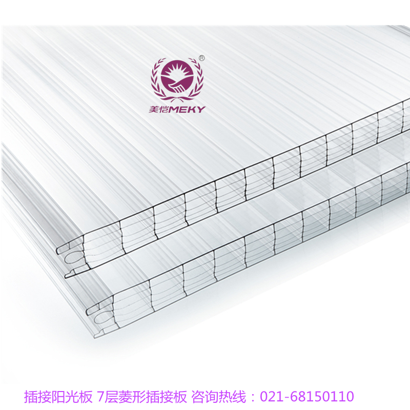 PC插接阳光板透明色产品图